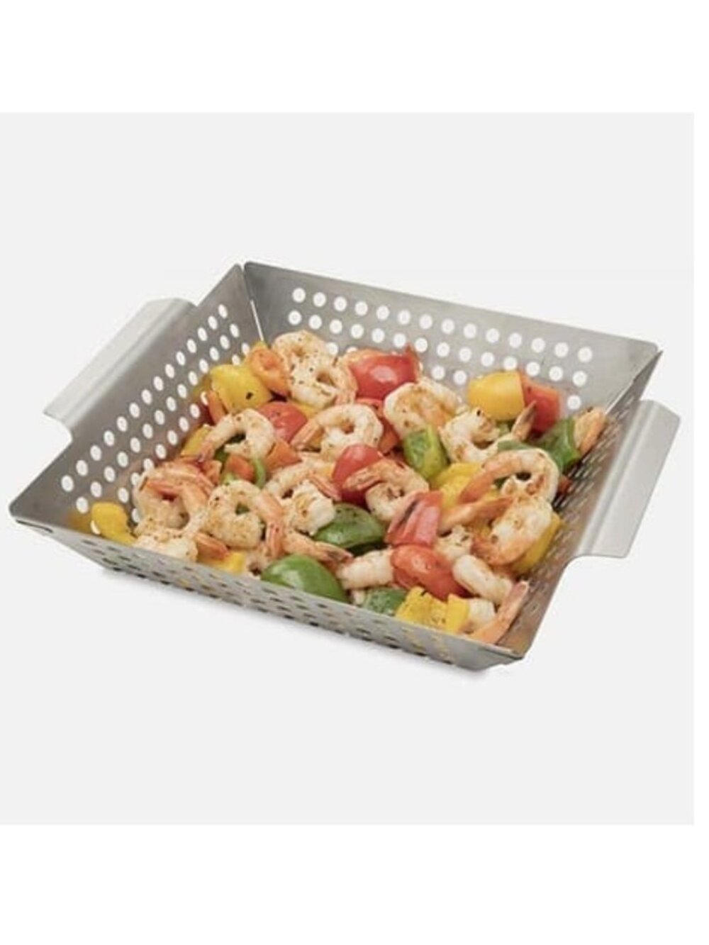 Stainless steel grill wok - Picture 4 of 4